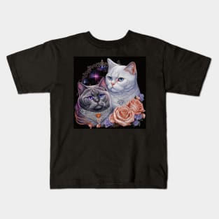 British Shorthair Duo Kids T-Shirt